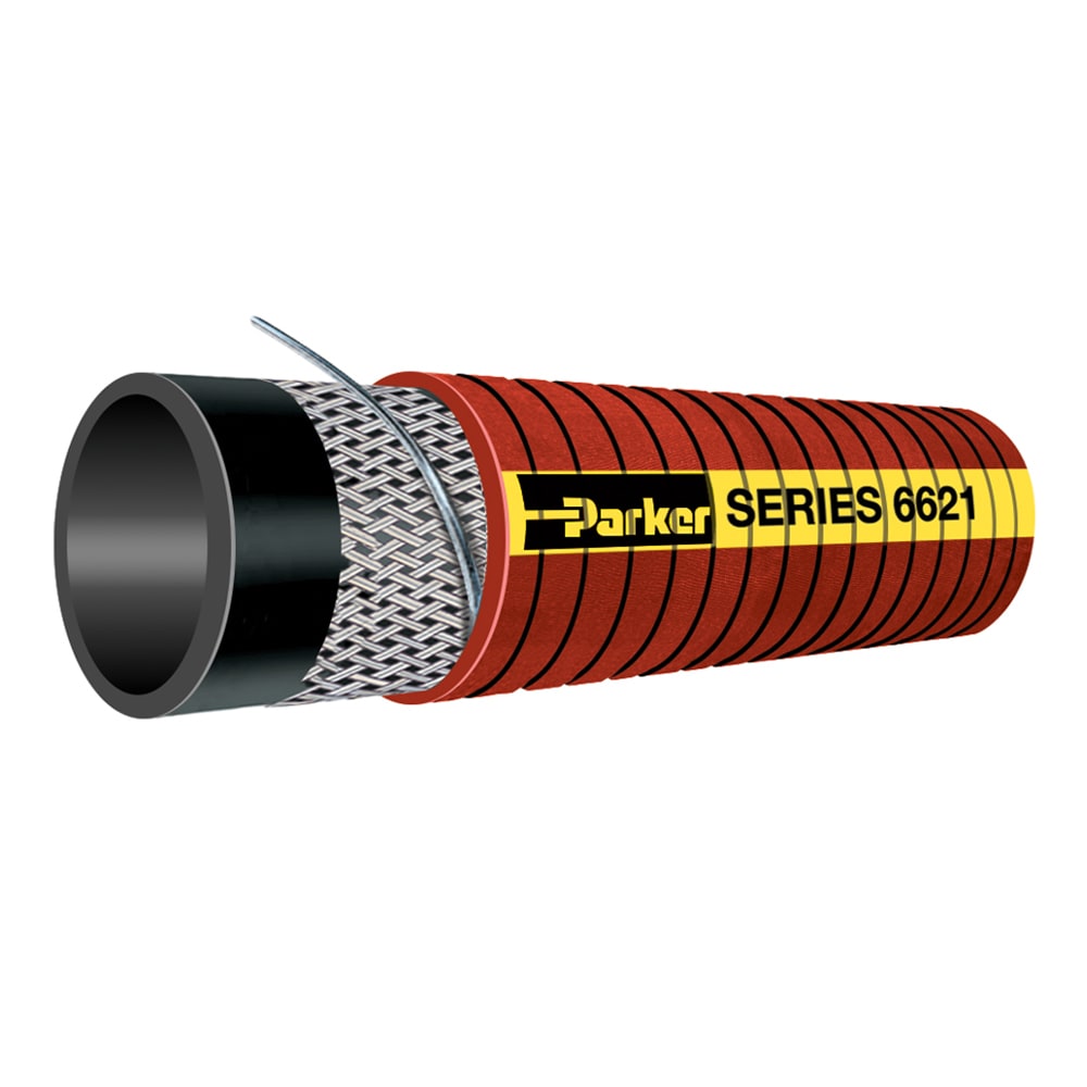 Silicone Greek Corrugated High Temperature Wire Reinforced Coolant Hose,  Series 6621