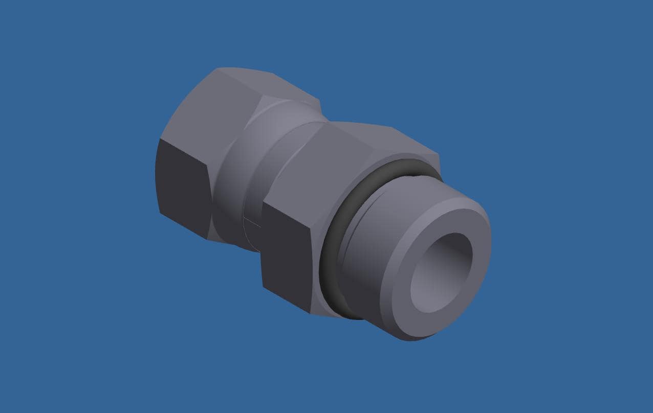 8-10 F65OX-S - Triple-Lok® 37° Flare JIC Tube Fittings and