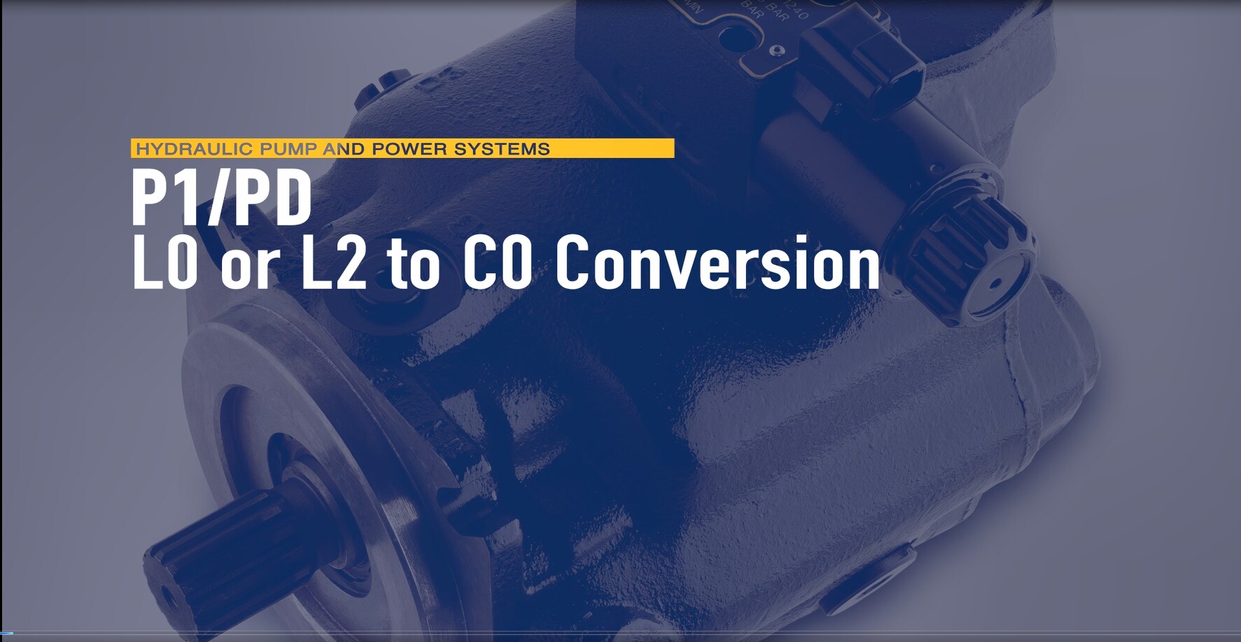 Videos and inars Hydraulic Pump and Power Systems Division Parker US