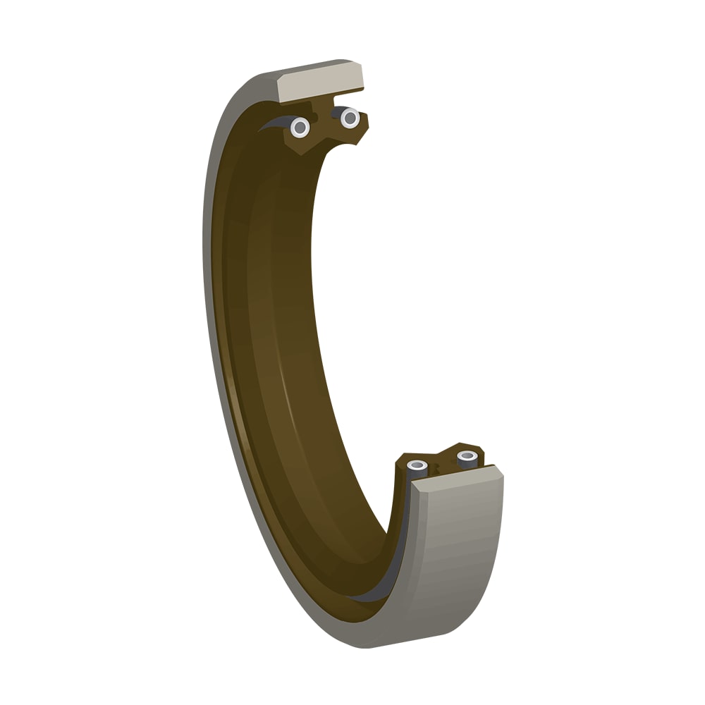 Bi-directional Double-lip Spring Loaded Rotary Shaft Clipper® Oil Seal (DL)