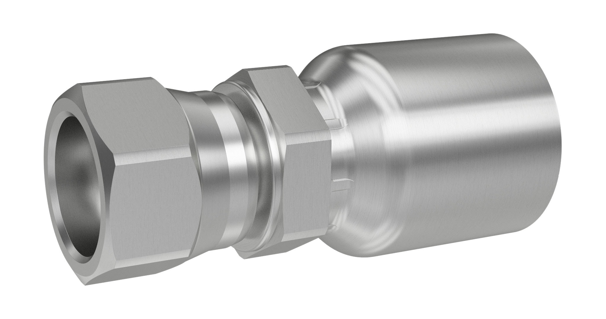 1GU43-12-12 - Crimp Style Hydraulic Hose Fitting - 43 Series