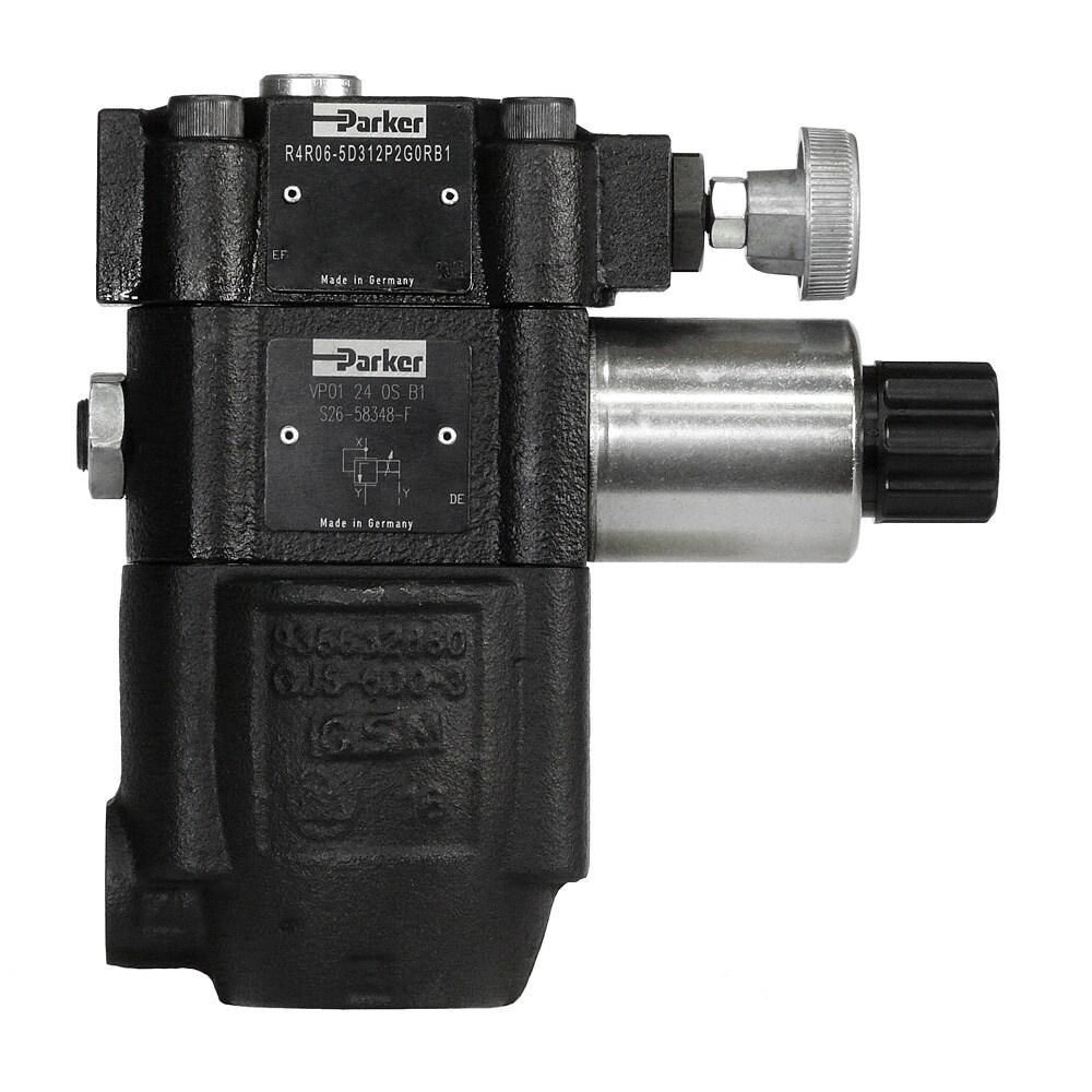 Pilot Operated Pressure Reducing Valve, In-line Mounting - Series R4R / R4R*P2