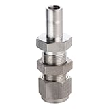 Parker Tube Fitting, Tube End Bulkhead Adapter  - A-LOK Series