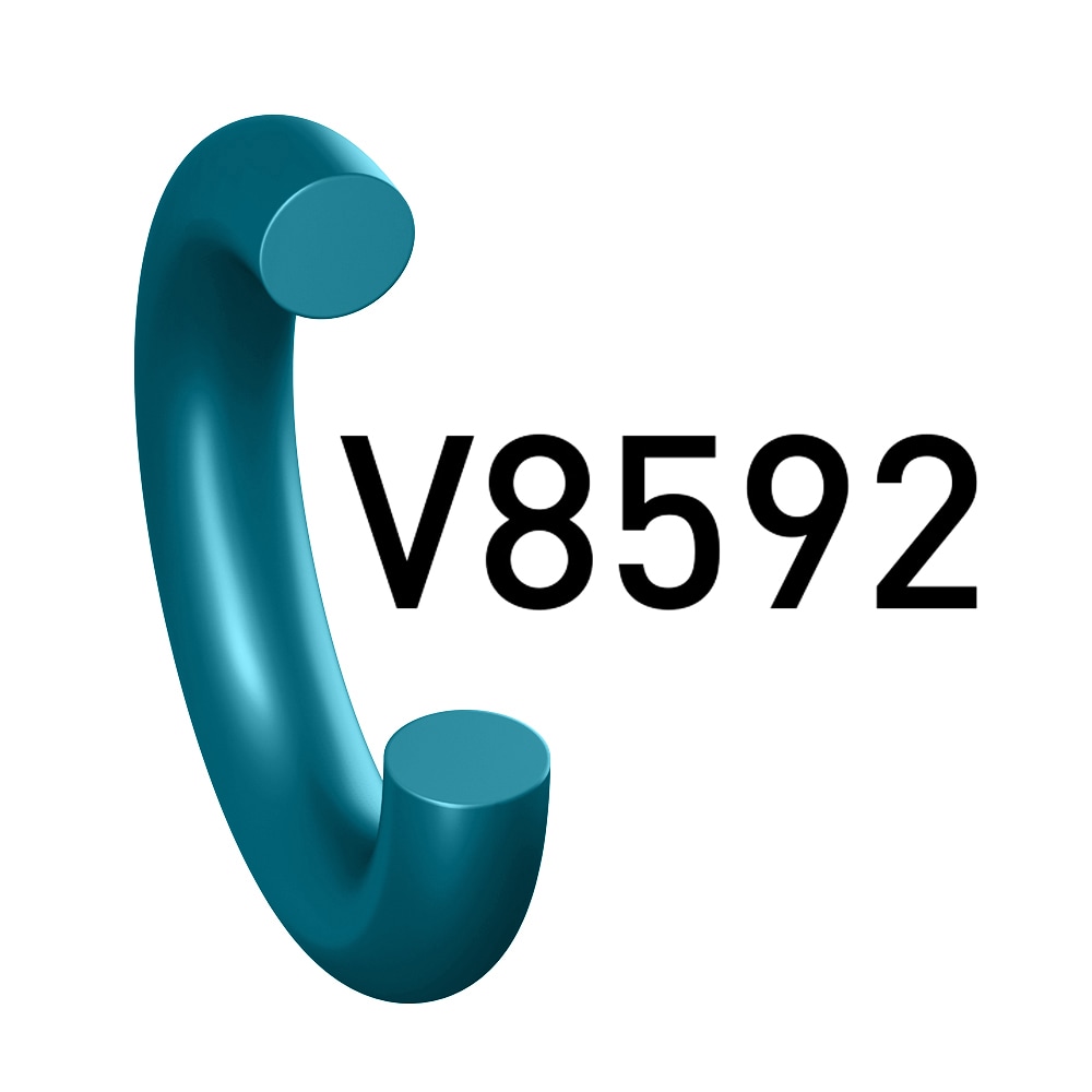 Fluorocarbon O-Ring, 75 Shore A, Broad Applicability (Prädifa Series V8592-75)