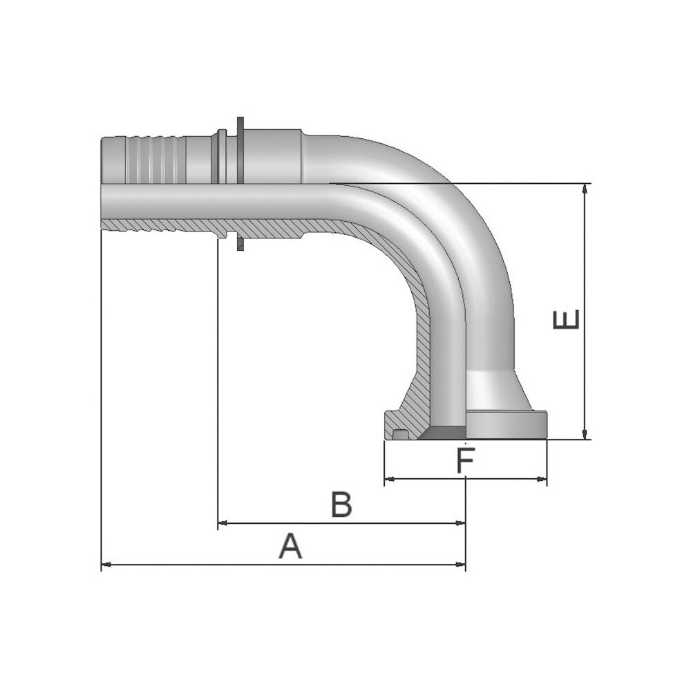 K1947-40-40C - Parkrimp非剥胶扣压两件式接头- 47系列| Parker NA