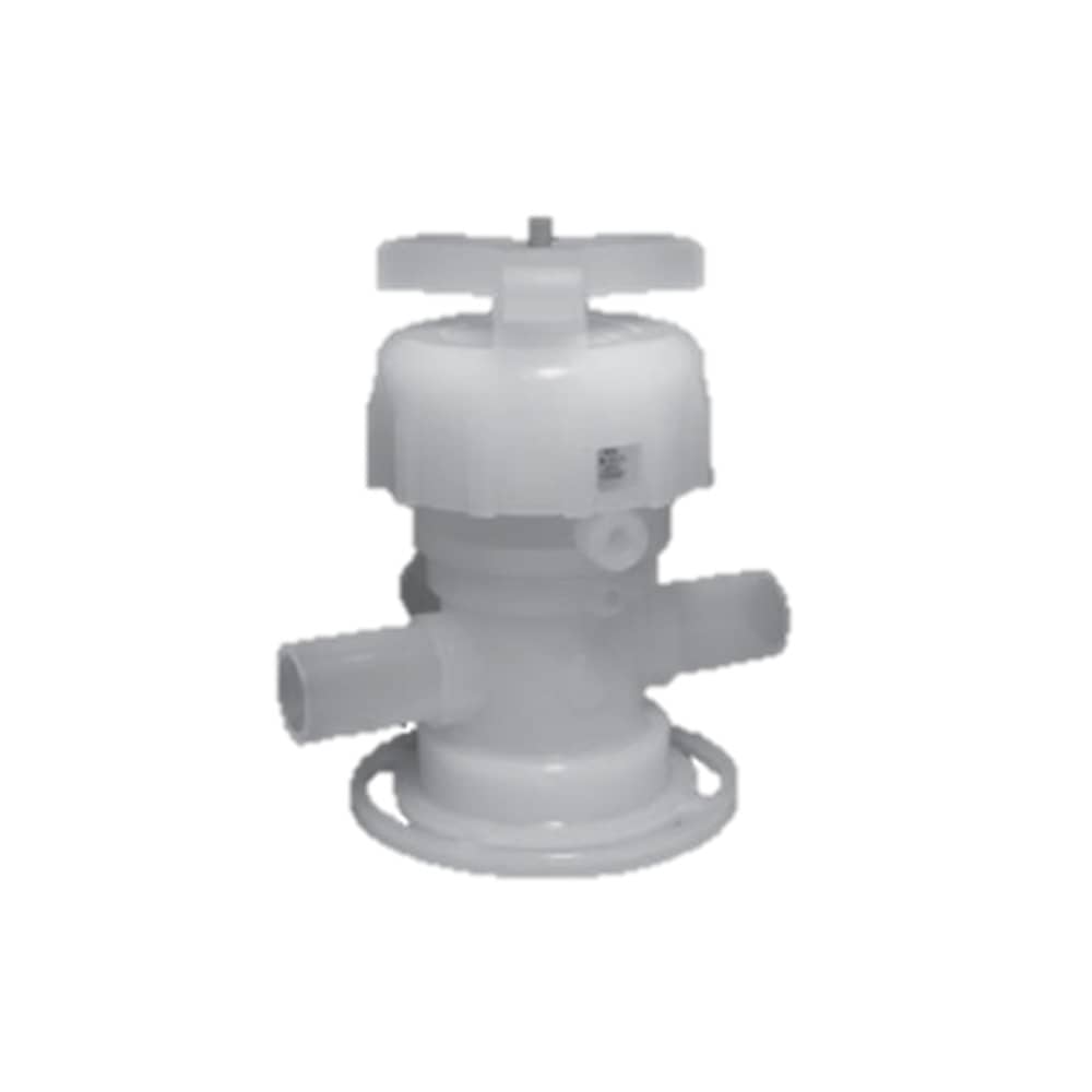 UHP PFA Manual Diaphragm (3/4 inch) 3 Way Valve – MV-16 Series