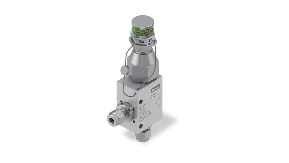 Parker's cryogenic proportional pressure relief valves