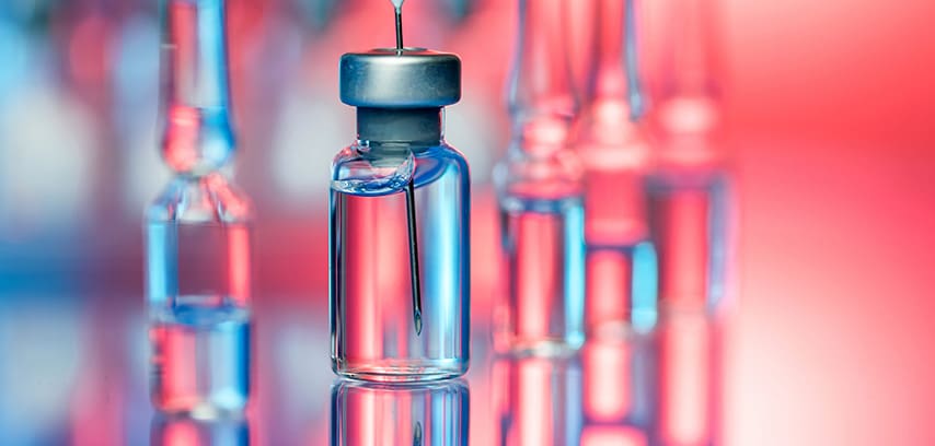 Vial of pharmaceutical-grade liquid